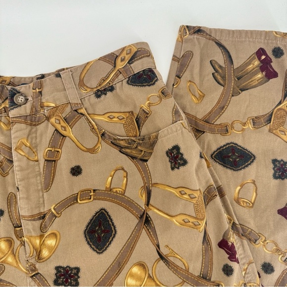 Vintage 90s Breeches Saddle Back High Rise Equestrian Holiday Straight Leg Pants - Picture 4 of 4